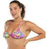 image:imageBody Glove Womens Kenna Adjustatble Triangle Slider Bikini Top Swimsuit with 2Way BackRomy Floral