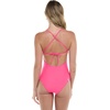 image:imageBody Glove Womens Selena Onepiece Swimsuit  Front Keyhole Adjustable Straps 2Way Tie Medium CoverageBubble Gum