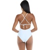 image:imageBody Glove Womens Selena Onepiece Swimsuit  Front Keyhole Adjustable Straps 2Way Tie Medium CoverageSnow White