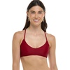 image:imageBody Glove Standard Smoothies Alani Solid Strappy Back Bikini Top for WomenCranberry