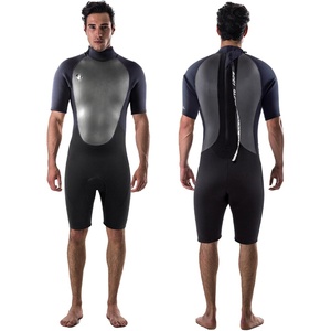 image:imageBody Glove Pro3 Men Shorty Wetsuit 21mm Neoprene Back Zip Short Sleeve Spring Wet Suit Quadra Flex 4 Way Stretch for Boogie Boarding Surfing Swimming Snorkeling Scuba Diving Black XLarge