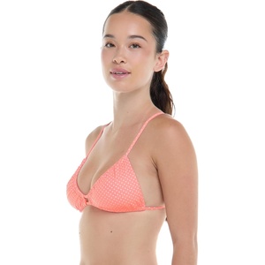 image:imageBody Glove Womens Kenna Adjustatble Triangle Slider Bikini Top Swimsuit with 2Way BackSpritz Coral Polka Dot