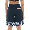 image:imageBody Glove Boyfriend Boardshort  Lightweight Crinkle Nylon Knee Length Contrast Trim Black
