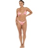 image:imageBody Glove Womens Ashlyn Triangle Slider Bikini Top  Clean Finish Beaded Loop Detail 2Way Tie BackSunkissed Bloom