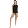 image:imageBody Glove Womens Exhale Cap Sleeve Rashguard with UPF 50Inflorescence Floral