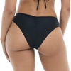 image:imageBody Glove Womens Harper MidRise Cheeky Bikini Bottom Swimwear  Ruched Back CleanFinish SeamsBlack