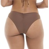 image:imageBody Glove Womens Harper MidRise Cheeky Bikini Bottom Swimwear  Ruched Back CleanFinish SeamsLatte