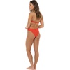 image:imageBody Glove Womens Harper MidRise Cheeky Bikini Bottom Swimwear  Ruched Back CleanFinish SeamsPoppy