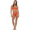 image:imageBody Glove Womens Harper MidRise Cheeky Bikini Bottom Swimwear  Ruched Back CleanFinish SeamsPoppy