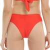 image:imageBody Glove Womens Harper MidRise Cheeky Bikini Bottom Swimwear  Ruched Back CleanFinish SeamsPoppy Red