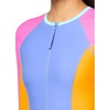 image:imageBody Glove Womens Long Sleeve Paddle One Piece Swimsuit with UPF 50Iris Blue Colorblock