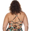 image:imageBody Glove Womens Ruth Plus Size Fixed Triangle Bikini Top Swimsuit with Adjustable Tie Back Detail Available in Sizes 1x2X3X
