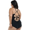 image:imageBody Glove Womens Sandbar Onepiece Swimsuit with Adjustable Tie Back DetailBlack