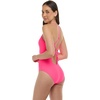 image:imageBody Glove Womens Sandbar Onepiece Swimsuit with Adjustable Tie Back DetailBubble Gum