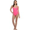 image:imageBody Glove Womens Sandbar Onepiece Swimsuit with Adjustable Tie Back DetailBubble Gum