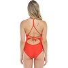 image:imageBody Glove Womens Sandbar Onepiece Swimsuit with Adjustable Tie Back DetailPoppy Red