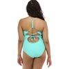 image:imageBody Glove Womens Sandbar Onepiece Swimsuit with Adjustable Tie Back DetailSea Mist