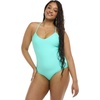 image:imageBody Glove Womens Sandbar Onepiece Swimsuit with Adjustable Tie Back DetailSea Mist