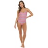 image:imageBody Glove Womens Sandbar Onepiece Swimsuit with Adjustable Tie Back DetailShimmer Stripe