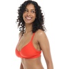image:imageBody Glove Womens Smoothies Drew Solid Bikini Top Swimsuit with Adjustable 2Way Back DetailPoppy Red