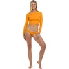 image:imageLet It Be Long Sleeve Crop Top Rashguard with UPF 50Apricot