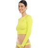 image:imageLet It Be Long Sleeve Crop Top Rashguard with UPF 50Key Lime