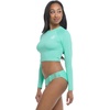 image:imageLet It Be Long Sleeve Crop Top Rashguard with UPF 50Sea Mist
