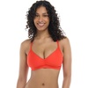 image:imageBody Glove Womens Smoothies Drew Solid Bikini Top Swimsuit with Adjustable 2Way Back DetailPoppy Red