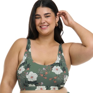 image:imageBody Glove Womens Amore Plus Bikini Top Swimsuit with Adjustable Tie Back Detail Available in Sizes 1x2X3XAurora Blossom