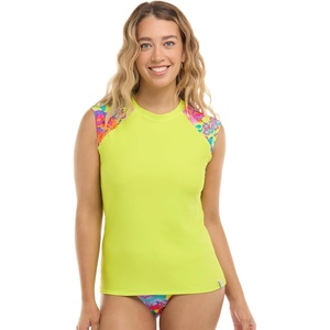 image:imageBody Glove Womens Exhale Cap Sleeve Rashguard with UPF 50Romy Floral