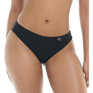 image:imageBody Glove Womens Harper MidRise Cheeky Bikini Bottom Swimwear  Ruched Back CleanFinish SeamsBlack