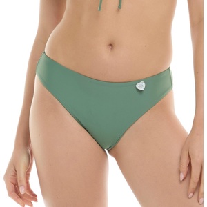 image:imageBody Glove Womens Harper MidRise Cheeky Bikini Bottom Swimwear  Ruched Back CleanFinish SeamsCactus