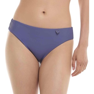 image:imageBody Glove Womens Harper MidRise Cheeky Bikini Bottom Swimwear  Ruched Back CleanFinish SeamsIris Blue