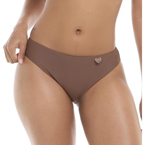 image:imageBody Glove Womens Harper MidRise Cheeky Bikini Bottom Swimwear  Ruched Back CleanFinish SeamsLatte