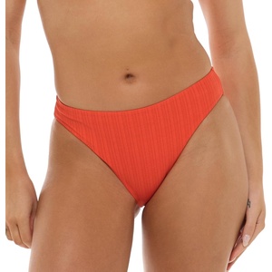 image:imageBody Glove Womens Harper MidRise Cheeky Bikini Bottom Swimwear  Ruched Back CleanFinish SeamsPoppy