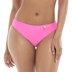 image:imageBody Glove Womens Harper MidRise Cheeky Bikini Bottom Swimwear  Ruched Back CleanFinish SeamsSugar Plum