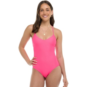 image:imageBody Glove Womens Sandbar Onepiece Swimsuit with Adjustable Tie Back DetailBubble Gum