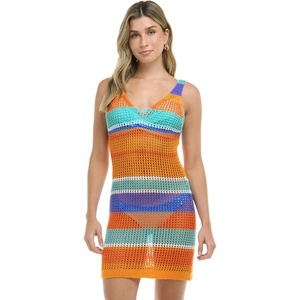 image:imageBody Glove Womens Seajay Crochet Coverup DressHarmony Stripe