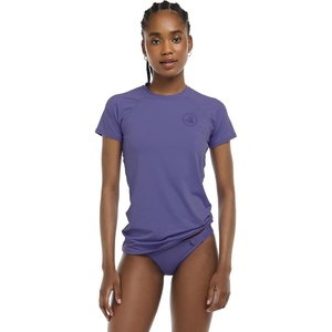 image:imageBody Glove Womens Smoothies In Motion Solid Short Sleeve RashguardIris Blue