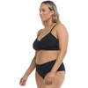 image:imageBody Glove Womens Drew Bikini Top Swimsuit with Adjustable Tie BackBlack Ibiza Rib