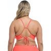 image:imageBody Glove Womens Drew Bikini Top Swimsuit with Adjustable Tie BackSunset