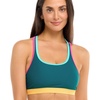 image:imageBody Glove Womens Equalizer Medium Support Bikini Top SwimsuitKingfisher Colorblock