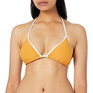 image:imageBody Glove Womens DITA Slider Triangle Bikini Top SwimsuitSunny Orange Texture