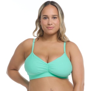 image:imageBody Glove Womens Drew Bikini Top Swimsuit with Adjustable Tie BackSea Mist