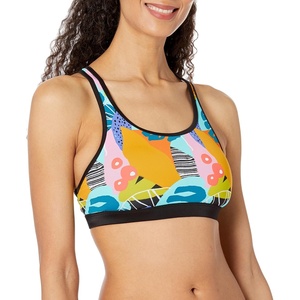 image:imageBody Glove Womens Equalizer Medium Support Bikini Top SwimsuitCuracao Tropical