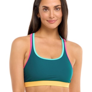 image:imageBody Glove Womens Equalizer Medium Support Bikini Top SwimsuitKingfisher Colorblock