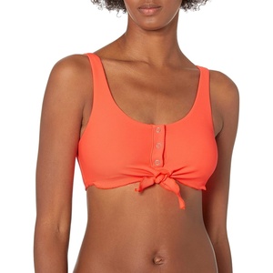 image:imageBody Glove Womens Kate Crop Bikini Top Swimsuit with Front TieSpark