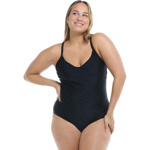 image:imageBody Glove Womens Sandbar Plus Size Onepiece Swimsuit with Adjustable Tie Back Detail Available in Sizes 1x2X3XBlack