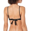 image:imageBody Glove Womens Smoothies Adalee Solid Fixed Triangle Adjustable Bikini Top SwimsuitBlack