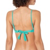 image:imageBody Glove Womens Smoothies Adalee Solid Fixed Triangle Adjustable Bikini Top SwimsuitSea Mist